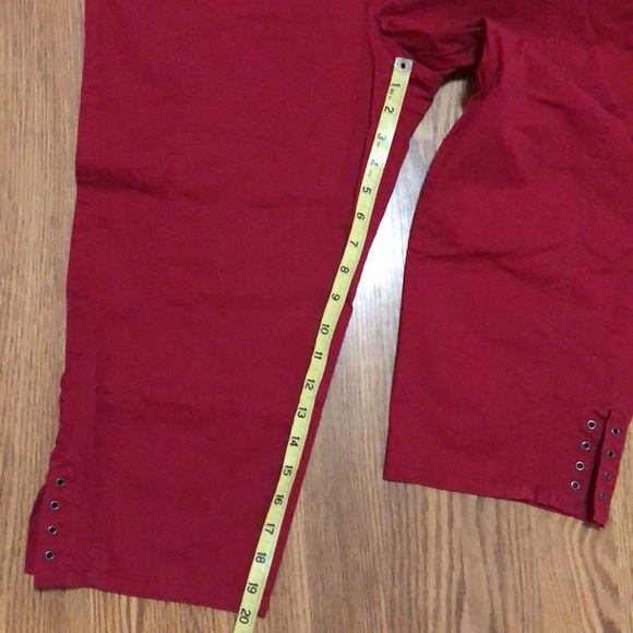 Style&co red capris size 10 - Picture 9 of 9